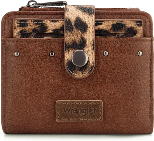 Miniatura 10 de Montana West X Wrangler billetera para mujer, billetera pequeña de dos caras para mujer, billetera para mujeres, billetera para tarjetas de crédito