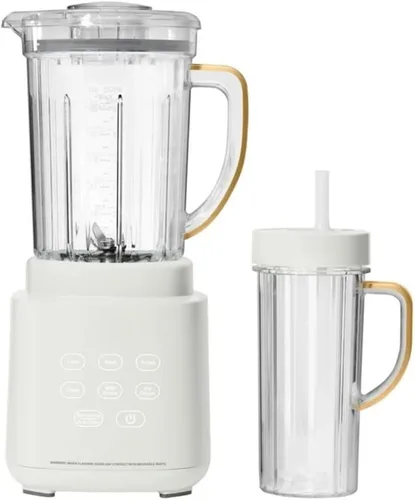 Miniatura 10 de Maravilloso sistema de licuadora PowerExact con motor de 700 W, tarro Tritan de 50 onzas, taza de una sola porción de 20 onzas, tapa antigoteo, 3