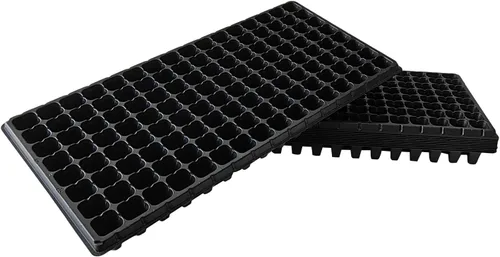 Miniatura 8 de RooTrimmer Bandejas Profundas de 72 Celdas para Plántulas, Bandeja de Conexión Gruesa y Duradera de 72 Celdas con Celdas Grandes para Semillas