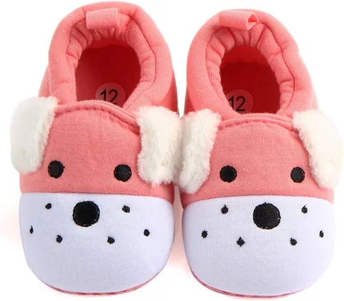 Miniatura 3 de Sawimlgy Pantuflas de dibujos animados para recién nacidos, para bebés, niños y niñas, suela antideslizante suave, suela antideslizante, zapatos
