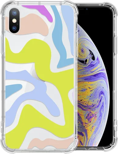 Miniatura 19 de Funda compatible con iPhone XR, TPU suave, transparente, a prueba de golpes, funda protectora transparente para iPhone XR, cactus