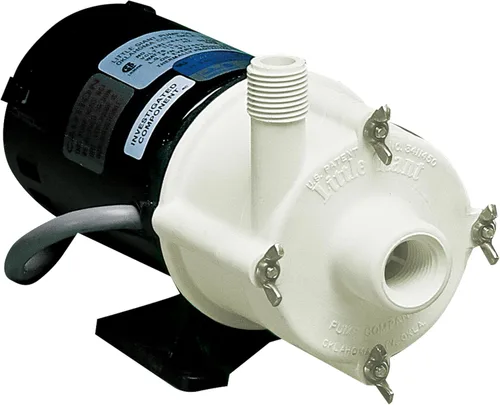 Little Giant 580503 Bomba de accionamiento magnético semicorrosivo químico semicorrosivo de 115 voltios, 1/25 HP, 510 GPH 2-MD-SC, cable de 6 pies