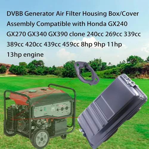 Miniatura 5 de Caja de Filtro de Aire para Generador de 5500 6000 Vatios, Conjunto de Carcasa/Cubierta para Caja Limpiadora de Filtro de Aire de 6500 8750 9000