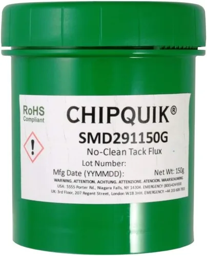 Miniatura 3 de Chip Quik SMD291 Tack Flux No-Clean (jeringa de 10cc/0.35 oz)