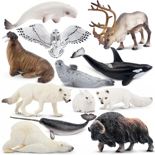 Miniatura 10 de Toymany 6 figuras de primates, juego de animales de mono de la selva de plástico, incluye mono, simio, chimpancé, gorila, juguetes para niños