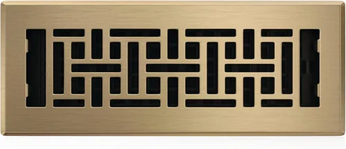 Miniatura 52 de Decor Grates Registro de suelo oriental AJH412-RB, 4 x 12 pulgadas, acabado de bronce frotado bronce (Rubbed Bronze Finish)