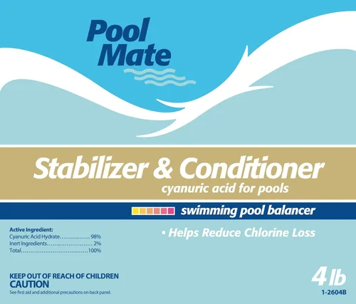 Miniatura 3 de Pool Mate 4 Libras Estabilizador y Acondicionador Premium para Piscina, Ácido Cianúrico Concentrado para Piscinas, Ayuda al Cloro a Durar Más Tiempo