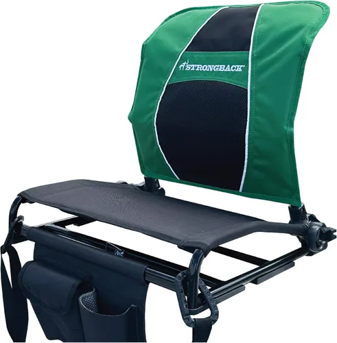 Miniatura 10 de STRONGBACK Lumbar Support Stadium Seat for Bleachers – Ergonomic Chair with Back Support for Adults & All-Day Comfort Negro/Gris