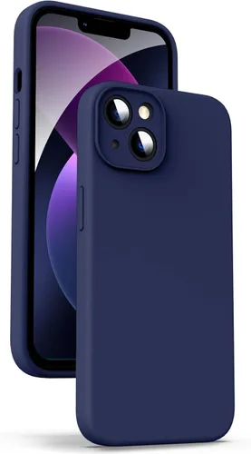 Miniatura 103 de Supdeal Funda de silicona líquida para iPhone 12 Pro Max, [protección de cámara] [antihuellas dactilares] [carga inalámbrica] Funda protectora de 4
