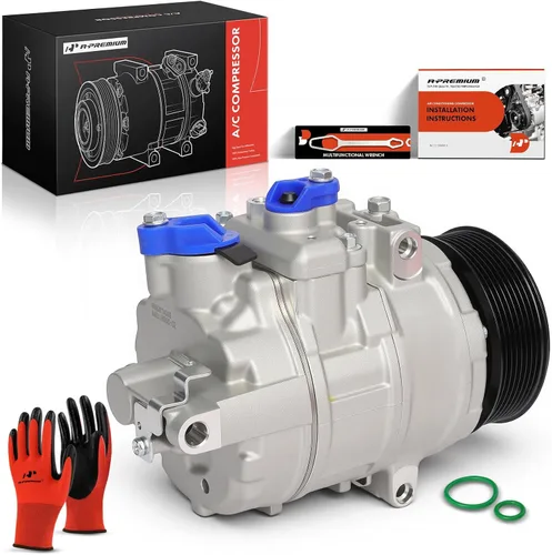 Miniatura 10 de A-Premium Compresor A/C con embrague compatible con BMW 335i 3.0L 2012-2013, 335i 3.0L xDrive 2013, X3 3.0L 2011-2016, X4 3.0L 2015-2016