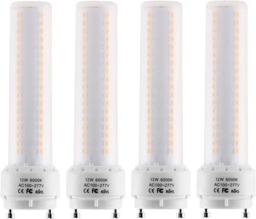 Miniatura 7 de Bombilla LED GU24 de 3000 K, blanco cálido, alto brillo, 1600 lúmenes, para ventilador de techo de baño, 18 W, 23 W, T2, lámpara CFL espiral