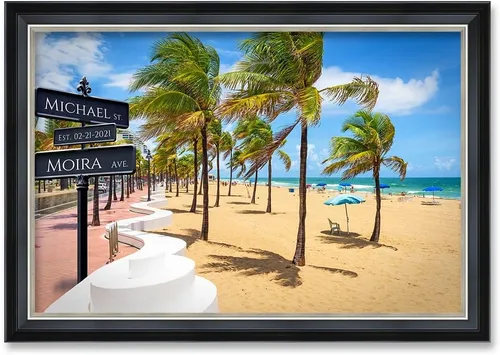 Miniatura 139 de IPIC – obra de arte personalizada con nombres y fecha, regalo perfecto para aniversario, boda, cumpleaños y celebraciones