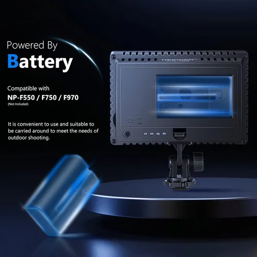 Miniatura 4 de Foco para cámaras, de la marca Neewer, de 160 LED, alta potencia y regulable