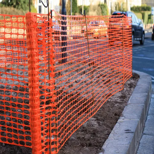 Miniatura 3 de Electriduct - Valla de malla de plástico para construcción, rollo de 150 pies, rejilla de barrera de seguridad naranja, malla para nieve