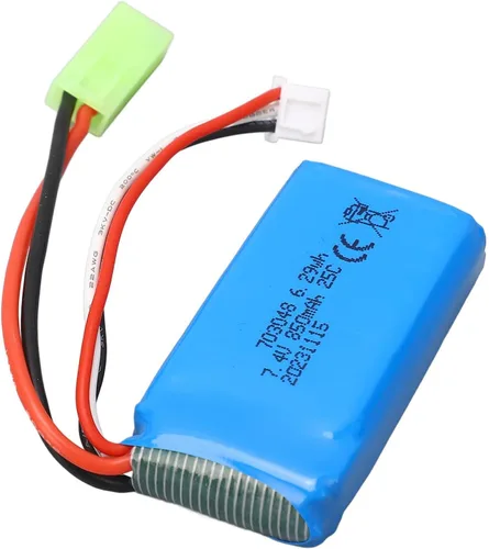 Miniatura 5 de plplaaoo 7.4V 850mAh batería de litio 703048 profesional ligera fuente de alimentación de alto rendimiento para WLToys V912 V262 V333 V353 BQ202 RC