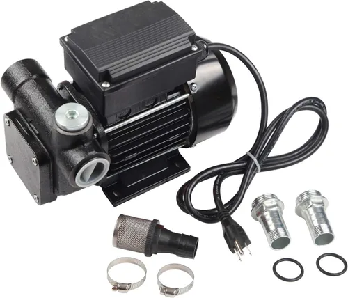 Miniatura 8 de Trupow Bomba extractora de transferencia de combustible eléctrico de autocebado para diesel, queroseno y aceite de 110V CA 15GPM