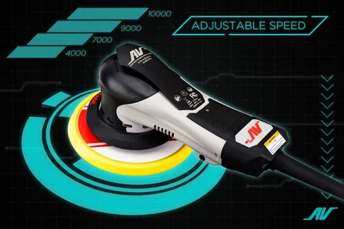 Miniatura 6 de AirVANTAGE Lijadora eléctrica avanzada de 5 pulgadas, estilo palma, de 2ª generación, sin aspiradora, con almohadilla de perfil bajo