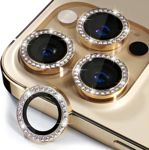 Miniatura 44 de Misea Compatible con iPhone 17 Pro/iPhone 17 Pro Max Protector de Lente de Cámara Brillante, Vidrio Templado 9H Cubierta de Cámara Protector