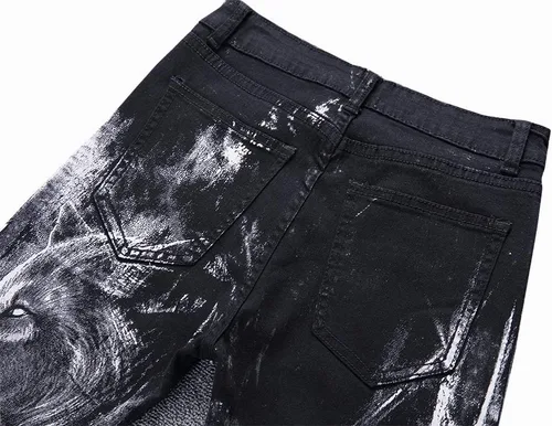 Miniatura 56 de Enrica Pantalones vaqueros estampados casuales para hombre