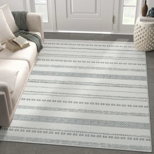 Miniatura 75 de jinchan Alfombra marroquí de pasillo 2x10 para pasillo - Alfombra de pasillo para cocina bohemia lavable a máquina, alfombra moderna suave, Boho