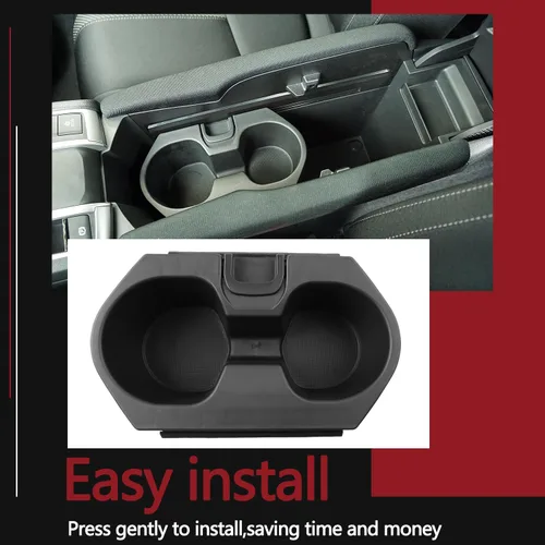 Miniatura 3 de Accesorios de inserción de portavasos para Honda Civic 2016-2021 Lx Ex Si Sport Hatchback Coupe Sedan Insight, adaptador de portavasos para consola