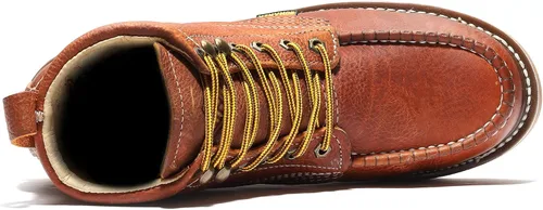 Miniatura 5 de Bonanza Boots FRONTIER DUAL - Botas de trabajo con puntera tipo mocasín de 6 pulgadas, piel de primera calidad, plantilla cómoda y suela de cuña