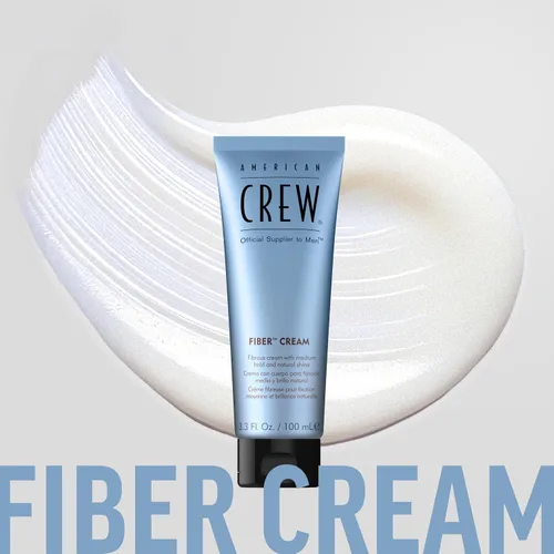 Miniatura 7 de American Crew Crema de Fibra para Hombres, Como Gel para el Cabello con Fijación Media y Brillo Natural, Regalo Pequeño para Él, 3.3 Fl Oz