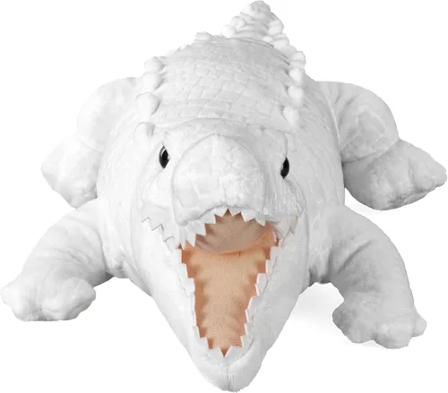 Miniatura 2 de Wild Republic Peluche de cocodrilo blanco, peluche de juguete, regalos para niños, Cuddlekins de 12 pulgadas