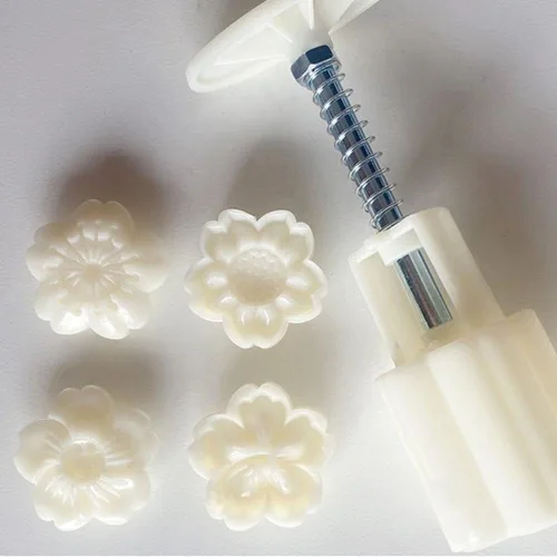 Miniatura 5 de Sakura - Molde para pastel de luna, molde de prensa manual para manualidades, herramientas de pastelería (pastel de luna de 1.06 oz)