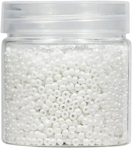 Miniatura 9 de Cuentas de semillas sueltas de color negro opaco, alrededor de 4000 piezas en caja 8/0 de vidrio para hacer joyas, agujero de 0.028 in (negro)