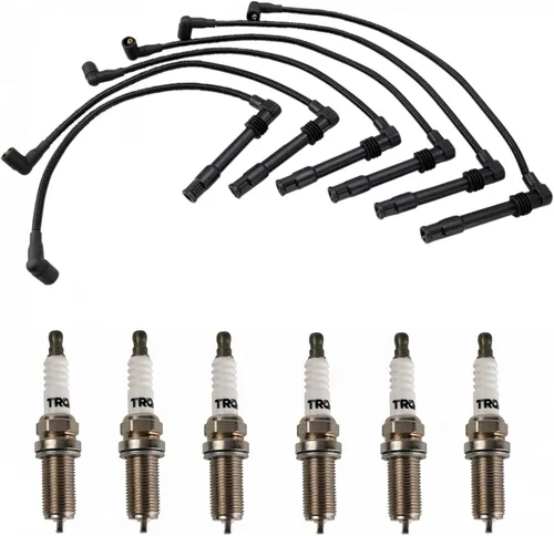 Miniatura 55 de Kit de bujías de chispa TRQ 5 piezas de bujías de iridio Compatible con Acura Integra 1992-2001 1999-2000 Honda Civic 1994-1995 Civic del Sol