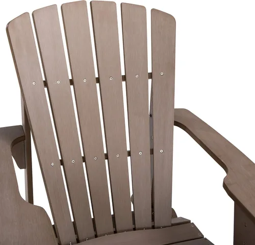 Miniatura 3 de Lifetime Silla Adirondack de madera sintética Marrón claro