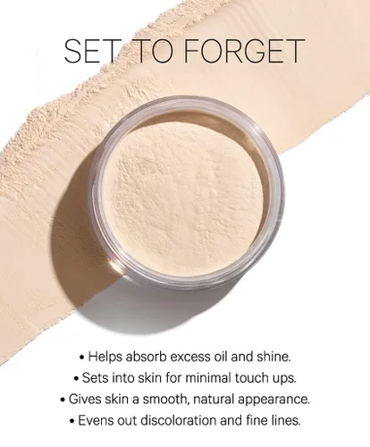 Miniatura 3 de Kevyn Aucoin Smooth & Set Loose Powder with Puff: sombra universal, todos los tipos de piel y tonos. Transparente, ligero, combina bien, difumina