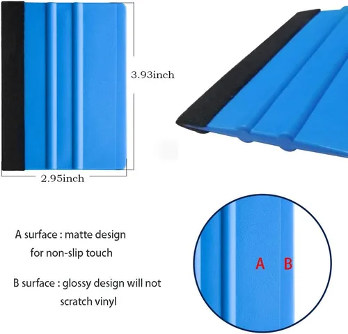 Miniatura 4 de tiptopcarbon Herramienta de alisado de papel pintado con raspador de 8 pulgadas para papel adhesivo, vinilo adhesivo, paquete de 10 unidades 03 Kit
