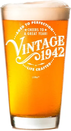 Regalos de cumpleaños número 83 de 1942, vaso de cerveza para hombres y mujeres, regalo de cumpleaños para hombre y mujer que cumple 83 años, ideas