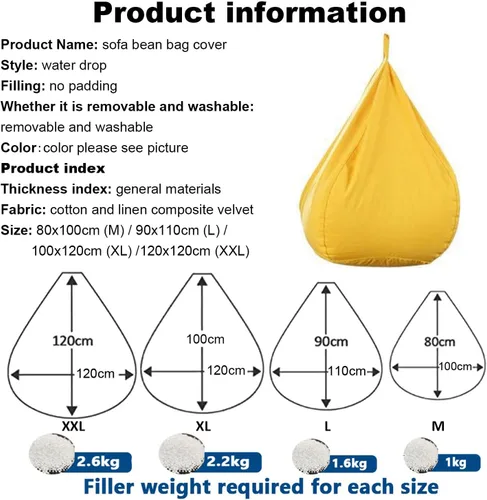 Miniatura 2 de Puf para adultos, puf para almacenamiento de animales de peluche, con cómoda almohada y reposapiés, para organizar juguetes de peluche o textiles