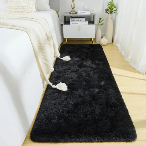 Miniatura 51 de BENRON Alfombras de pasillo esponjosas de 2 x 4 pies, suaves y largas para dormitorio, pasillo, entrada, cocina, alfombra lavable para decoración