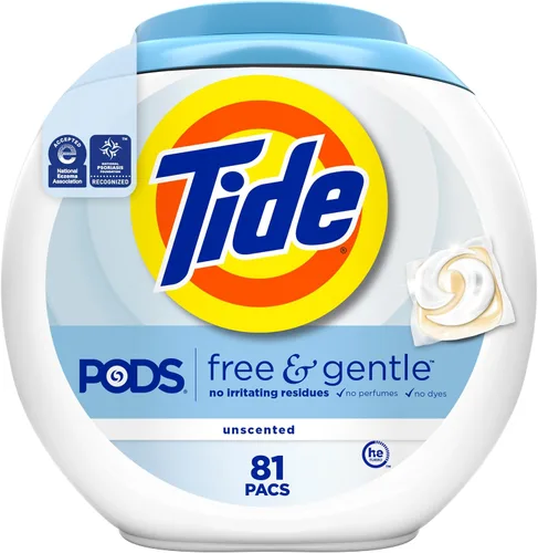 Miniatura 19 de Tide PODS - Cápsulas de jabón de detergente libre y suave, 76