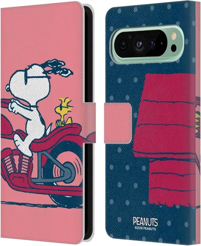 Miniatura 34 de Head Case Designs Officially Licensed Peanuts Snoopy & Woodstock 2 Halfs and Laughs Leather Wallet Case Compatible with Google Pixel 8 Snoopy