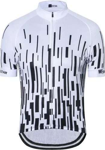 Miniatura 147 de Weimostar Hombre Ciclismo Jersey Manga Corta Bicicleta Ropa Multicolor Diamante