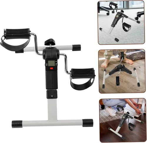 Miniatura 5 de GANAZONO Ejercitador de pedal de bicicleta estática con engranajes, práctica máquina de rehabilitación para piernas, brazos para personas mayores