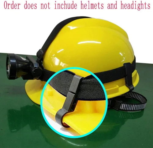 Miniatura 3 de 10 clips de casco para casco duro, monta fácilmente el faro en el casco de bordes estrechos 10pcs