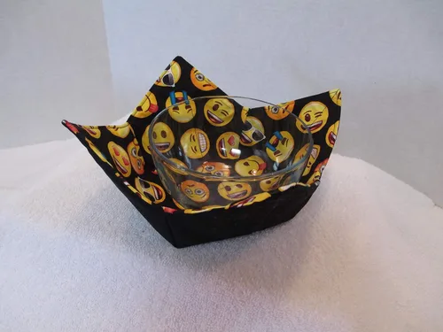 Miniatura 2 de Cara sonriente emoji Tazón de sopa acogedor