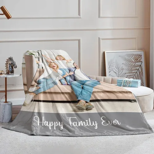 Miniatura 4 de Manta personalizada con fotos, manta de fotos personalizada, mantas personalizadas para parejas, regalos para cumpleaños, Navidad, aniversario, 1