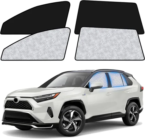 Miniatura 15 de ZATOOTO Persianas para ventana de automóvil, paquete de 4 fundas para ventana de automóvil con bloqueo UV de alta calidad, cortinas de ventana