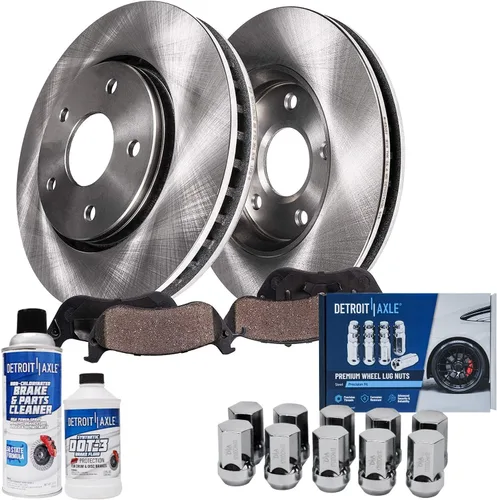 Miniatura 31 de Detroit Axle - Kit de frenos para Mazda CX-5 2019-2024, rotores de freno de disco pastillas de freno de cerámica con herrajes 2020 2021 2022 2023
