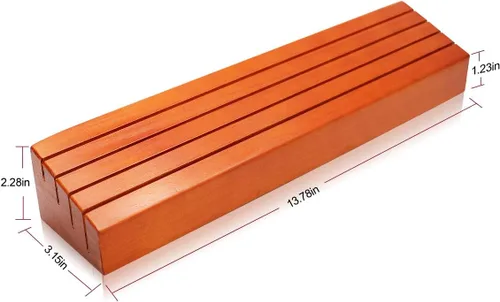 Miniatura 4 de Exqline Juego de 2 soportes de madera para naipes para niños, adultos mayores, 13.8 pulgadas x 3.1 pulgadas, versiones extendidas lo suficientemente