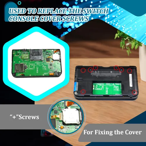 Miniatura 3 de Juego de 52 tornillos completos para Nintendo 3DS XL/LL Tornillo de repuesto Cabeza de consola Accesorios Piezas con herramientas de reparación