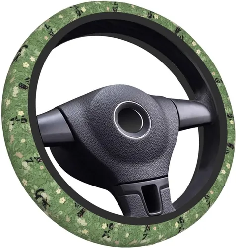 Miniatura 23 de Funda para Volante Accesorios para Automóvil Antideslizante Transpirable Universal 15 Pulgadas Neopreno Decoración Interior del Auto para Hombres