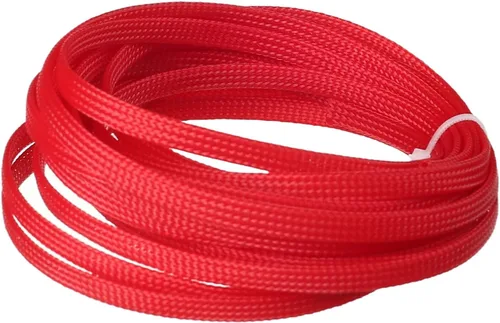 Miniatura 29 de Aicosineg Funda de cable trenzado flexible de PET de 16 pies de ancho de 0.5 pulgadas de ancho, funda de malla de alambre flexible para TV, audio
